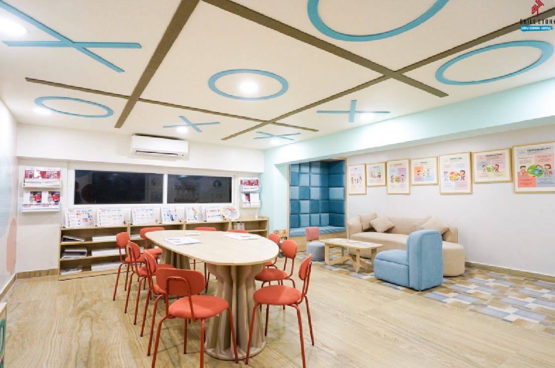 The parent lounge at Skill Stork ELC
