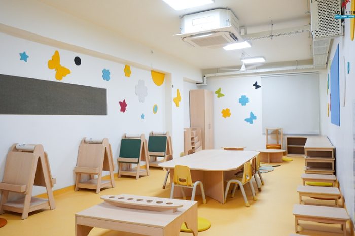 Toddlers classroom at Skill Stork ELC